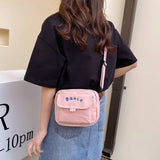 Women Shoulder Bags Letter Backpack Female Nylon Crossbody Bag