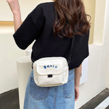 Women Shoulder Bags Letter Backpack Female Nylon Crossbody Bag
