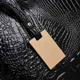 Crocodile Shoulder Bag PU Leather Female Tote Silver Handbag