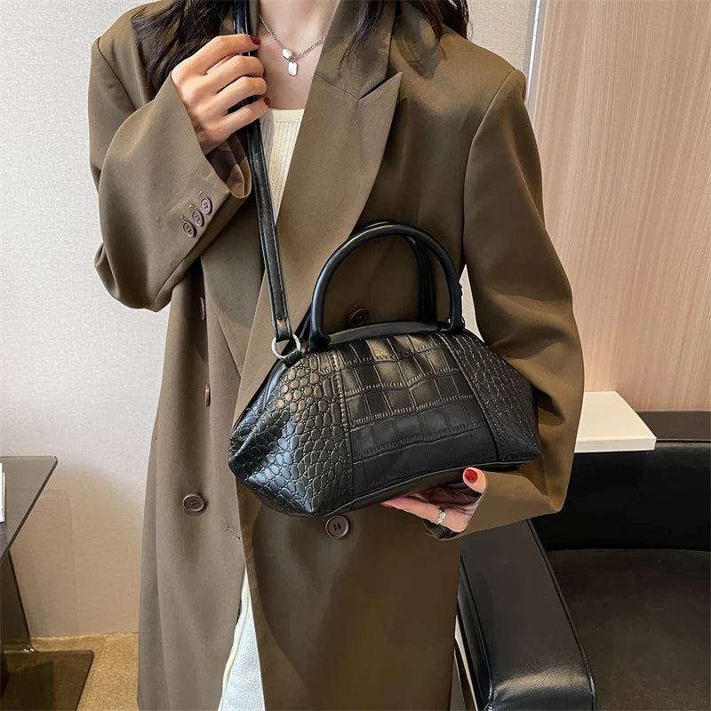 Women PU Leather Shoulder Bags Large Handbags