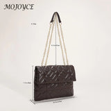 Women Shoulder Bags Metal Chain PU Leather Crossbody Bag