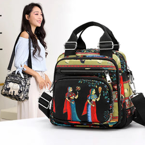Waterproof Nylon Lady Backpack Female Tote Crossbody Bags For Women