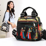 Waterproof Nylon Lady Backpack Female Tote Crossbody Bags For Women