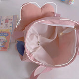 Floral Style Large Women Shoulder Bags Nylon Tote Handbags