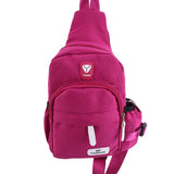Women Shoulder Bags Oxford Crossbody Bags Multi-pocket Sling Chest Bag