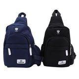 Women Shoulder Bags Oxford Crossbody Bags Multi-pocket Sling Chest Bag