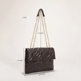 Women Shoulder Bags PU Leather Chain Crossbody Tote Female Diamond Lattice