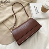 Women Shoulder Bags PU Leather Crossbody Bag Underarm Office Ladies All-match