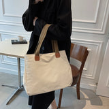 Canvas Shoulder Bag Large Capacity All-match Totes Casual Handbags