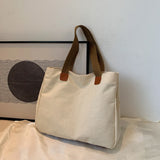 Canvas Shoulder Bag Large Capacity All-match Totes Casual Handbags