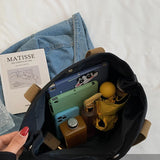 Canvas Shoulder Bag Large Capacity All-match Totes Casual Handbags