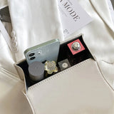 Pearls Mini Handbags Cross Body Bow Sweet Flap Bag