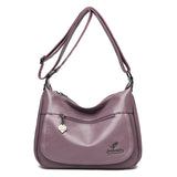 High Leather Women's Shoulder Bag - Multiple Colors