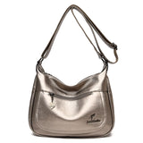 High Leather Women's Shoulder Bag - Multiple Colors