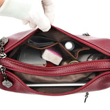 High Leather Women's Shoulder Bag - Multiple Colors