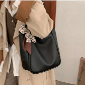 Vintage Ladies Underarm Tote Bag PU Leather Handbags