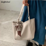 Vintage Ladies Underarm Tote Bag PU Leather Handbags