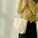 Large Capacity Women Shoulder Bag Oxford Tote Zipper Handbag