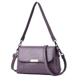 Small Crossbody Bag Soft PU Leather Flap Bag Messenger Bags