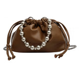 Small Satchel Crossbody Bag Soft PU Leather Messenger Bag