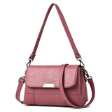 Small Crossbody Bag Soft PU Leather Flap Bag Messenger Bags