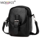 Soft Leather Shoulder Bag Solid Color Casual Travel Handbag