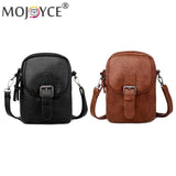 Soft Leather Shoulder Bag Solid Color Casual Travel Handbag