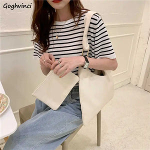Vintage Women Shoulder Bag Soft PU Leather Large Capacity