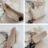 Women Shoulder Bags PU Leather Large Capacity All-match Handbags