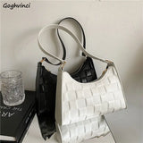 Women Shoulder Bags Solid Underarm PopularHandbags Female All-match