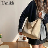 Stylish Female Solid Handbag Shoulder Bag