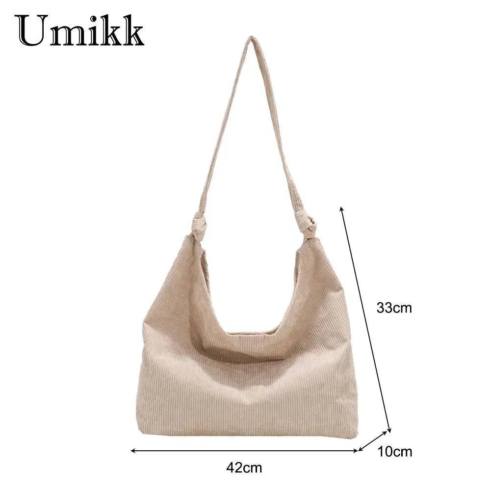 Stylish Female Solid Handbag Shoulder Bag