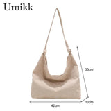 Stylish Female Solid Handbag Shoulder Bag