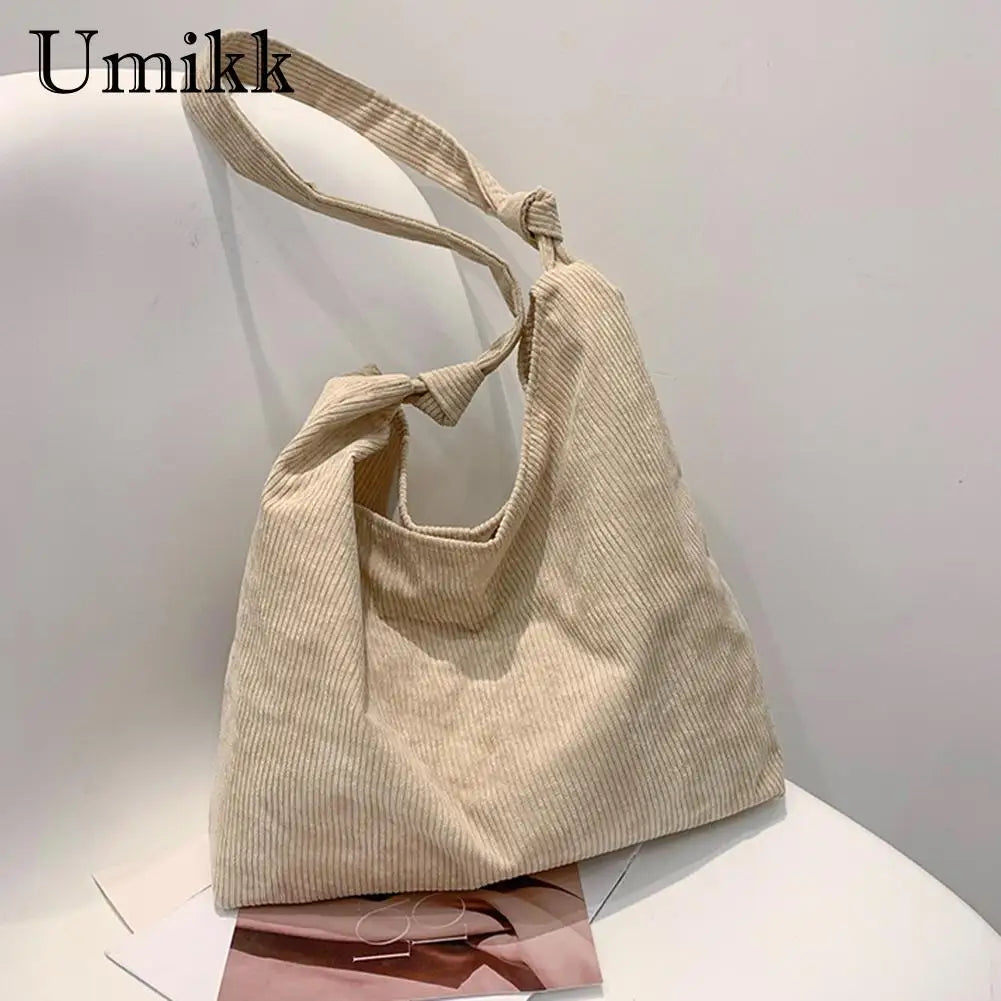 Stylish Female Solid Handbag Shoulder Bag