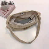 Stylish Female Solid Handbag Shoulder Bag