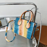 Women Shoulder Bags Summer Gradient Small Square Bag