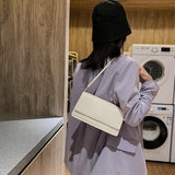 PU Leather Flap Handbag Women Shoulder Bag