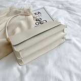 PU Leather Flap Handbag Women Shoulder Bag