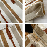 Women Shoulder Bags Zipper Canvas Totes Office Ladies Handbag Ulzzang