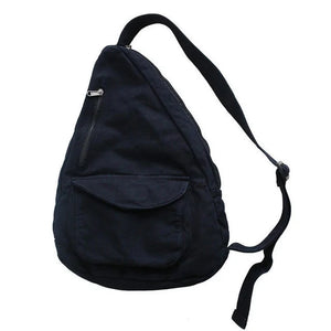 Vintage Canvas Cross-body Bag Washed Retro Large Capacity Satchel