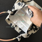 Vintage Tie-dye Jacquard Shoulder Bag Large Capacity Shopping Handbag