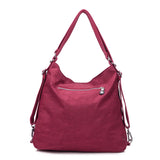 Waterproof Nylon Backpack Handbag Lady Messenger-bag Female Tote