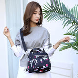 Waterproof Nylon Shoulder Bag Crossbody Tote Handbag for Women