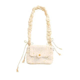 Floral Pattern Crossbody Bag Sweet Students Handbags Underarm Style All-match