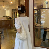 Canvas Shoulder Bags Large Capacity Vintage Students School Casual