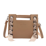 Shoulder Bags with Drawstring Decor Solid Style