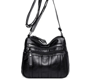 Small Leather Crossbody Bag for Women Shoulder Handbag