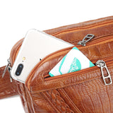 Women Shoulder Bags Crossbody Bags Small Waist Bag PU Leather Chest Bag