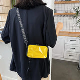 Women Shoulder Box Bags Personality Uneven Surface Handbag Female Makeup Storage
