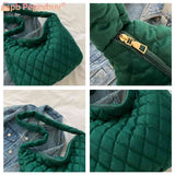 Women Shoulder Crossbody Bag Quilted Rhombus Top Handle Bag